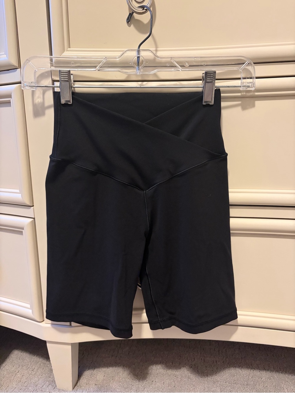 black bike shorts